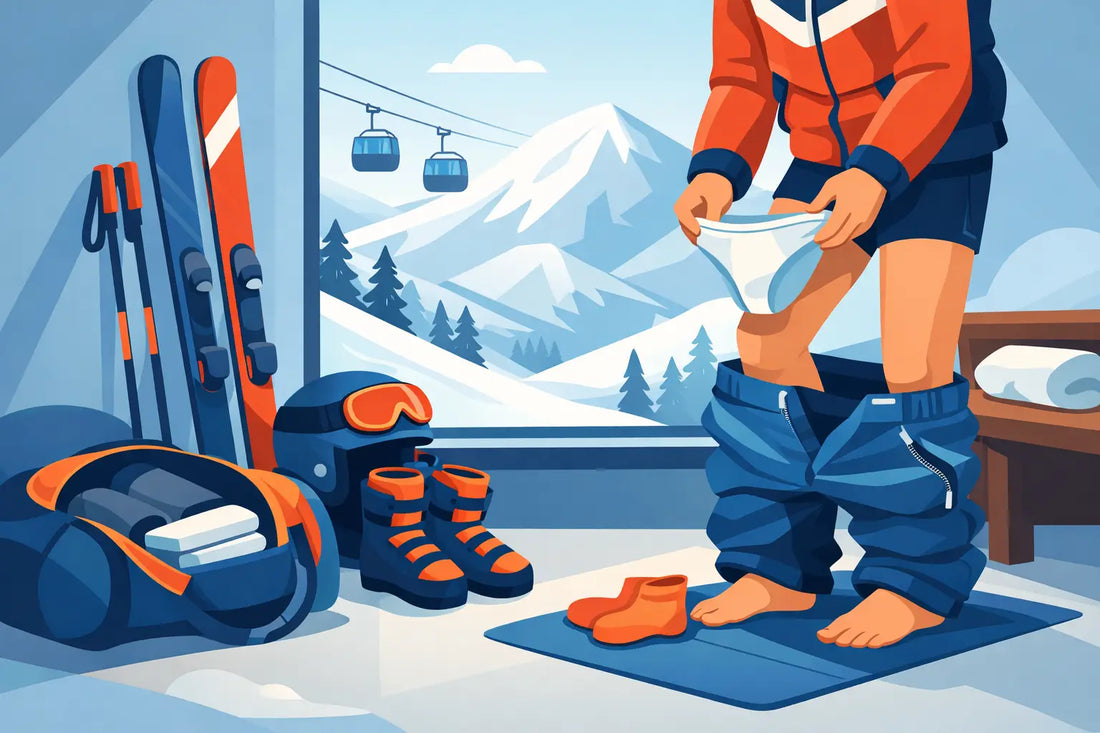 Wie du die Unterhose im Skianzug wechselst