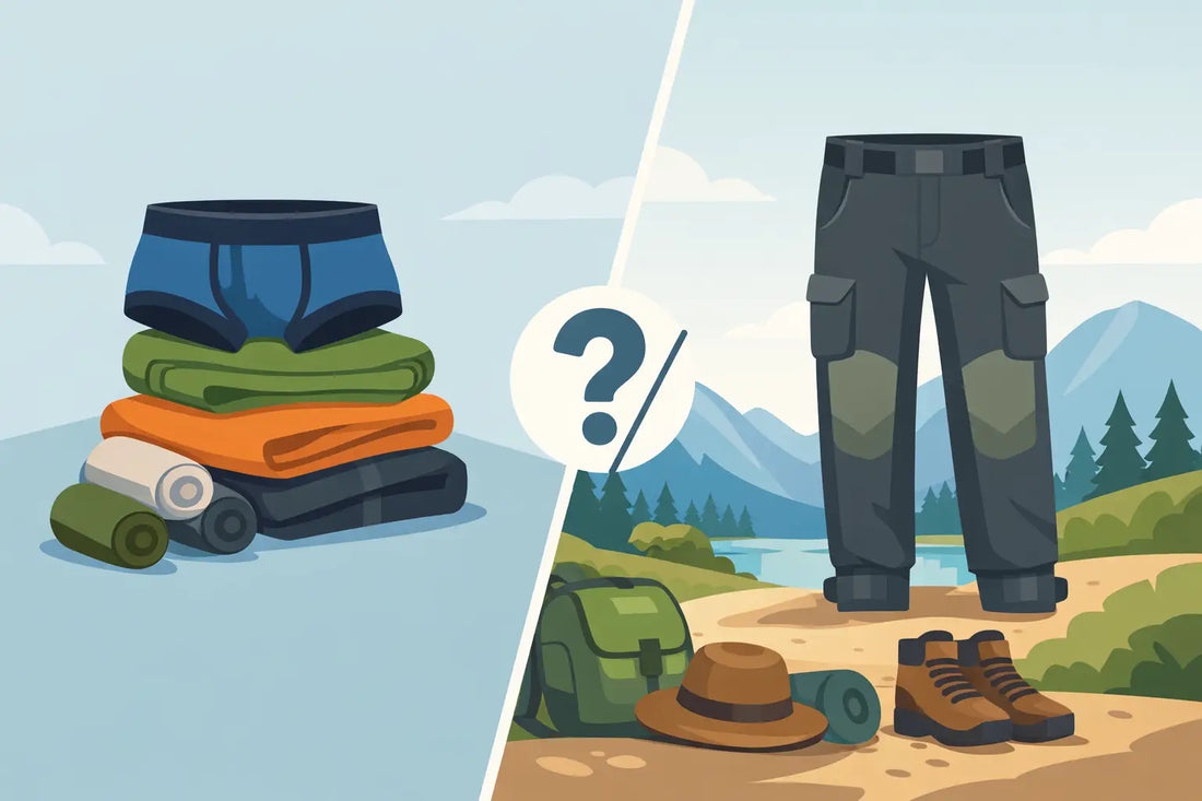 Wechselunterwäsche oder Ersatzhose für Outdoor?